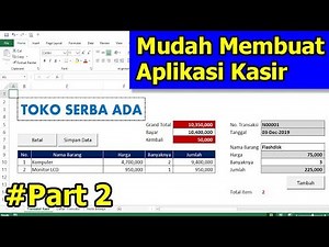 Mudah Membuat Aplikasi Kasir (Part 2)