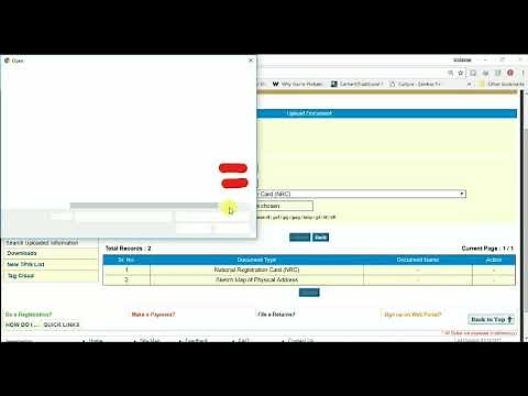 How to upload NRC, sketch map, or any document on ZRA website