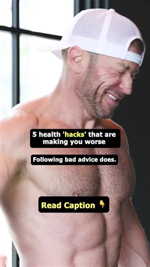 5 health 'hacks' that are making you worse.. Read the description⬇️