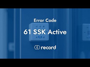 Automatic Door Error 61 SSK Active