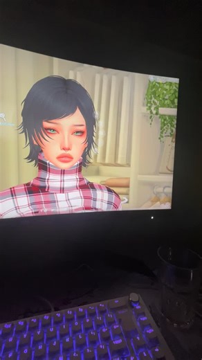 Catarina Lynx Makeup 🤍 #sims4 #fyp #viral #simstok #simscc