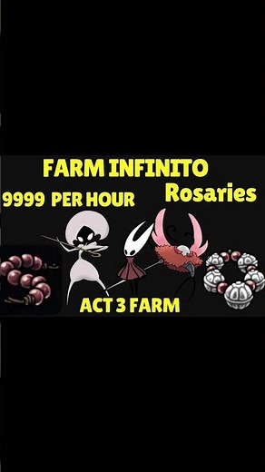 farm rosary act 3 Hollow Knight Silksong