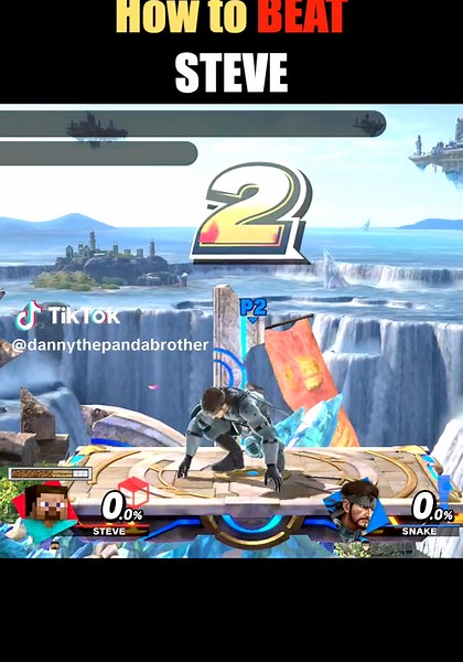 How to Beat Steve in Smash Bros