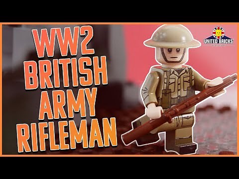 Lego WW2 British Army Rifleman Minifigure Spotlight | United Bricks