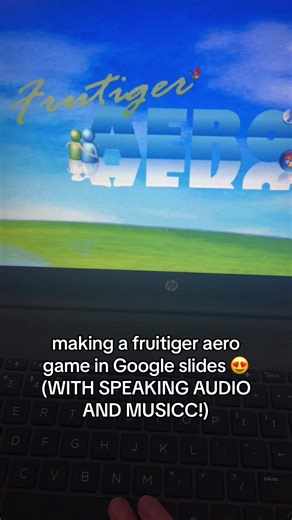 Creating a Fruitiger Aero Game in Google Slides