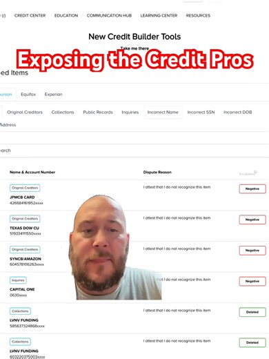 Exposing The Credit Pros Why Their Disputes Don’t Work 🚨 Credit Repair Scam Alert #creditrepair #crediteducation #scam #scammer