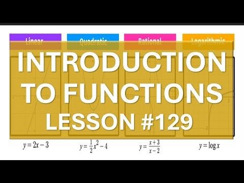 INTRODUCTION TO FUNCTIONS LESSON #129 (BGCSE MATH COURSE)