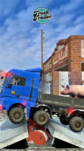 Big Trucks Crossing Crazy Obstacles | Mudrunner Eps 68