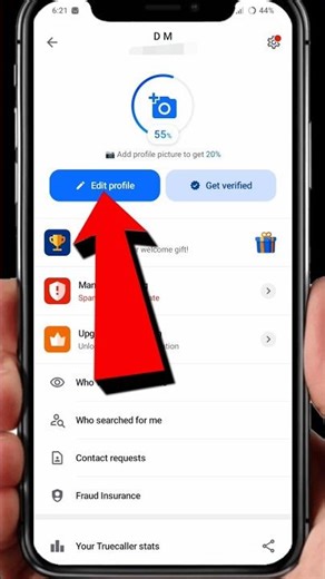 Truecaller App Me Profile Edit Kaise Kare | How to edit profile on truecaller #shorts