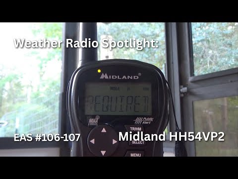 Weather Radio Spotlight: Midland HH54VP2 | EAS #107 - 108