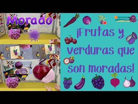 Alimentos y colores ¡¡Frutas y verduras color morado!!