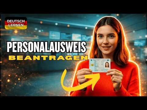 Deutschkurs B1/B2 Niveau | Thema: Personalausweis beantragen | Deutsch lernen