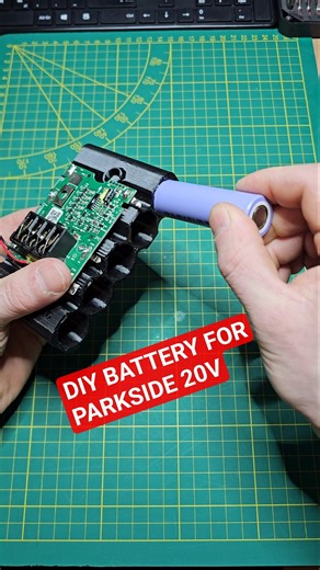 DIY 21700 BATTERY PACK FOR PARKSIDE 20V #parkside #diy #battery #21700