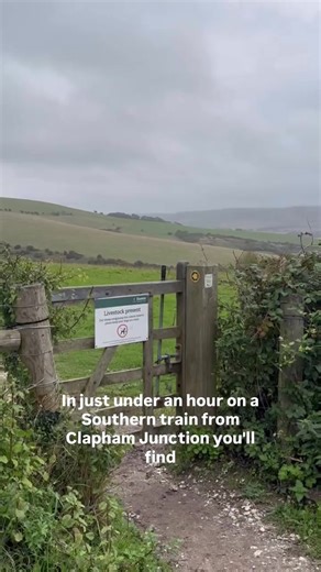 📍Lewes - Glynde (and back if you like!) 🥾 This was a simply stunning walk from Lewes through the South Downs, with a fantastic lunch pub in Glynde. You could honestly spend hours looking at all the antique stores and exploring the cute streets of Lewes but we had walking to do and a pub to track down! Just under 10 mins from the station and you’re in the Downs, walking up and down hills, with amazing views from every angle. You could do this as a shorter 5km walk from Lewes to Glynde and train