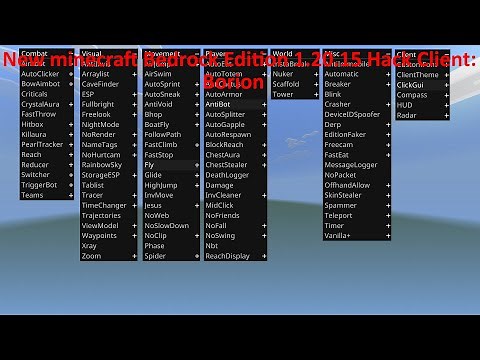 New Minecraft Bedrock Edition 1.20.15 Hack Client: Borion