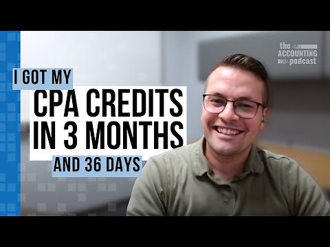 How Kenyth Got His CPA Credits in 3 months and 36 Days