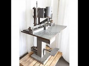[中古] 電動穿孔機(紙用ドリル) TOHO エレクトリックスーパードリル 1穴 足踏み式 動作確認動画1572739000052071001