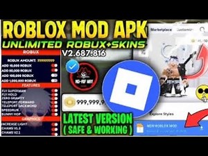 How To Get Free Unlimited Robux?Roblox MOD APK | New Roblox Mod Menu Unlimited Robux