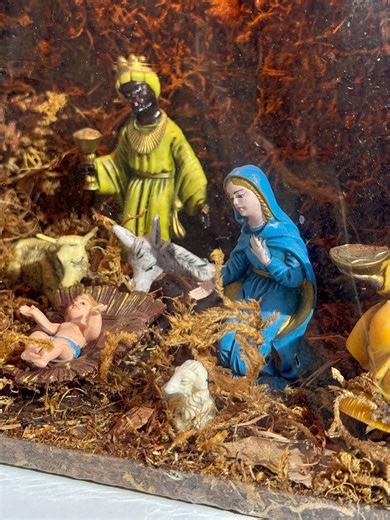NEW Vintage Nativity Scene Creche, Baby Jesus Birth, Sealed-in-package, 70s MCM Retro Christmas Decor - Etsy