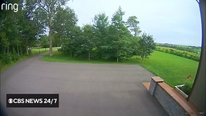 Meteorite crash landing captured on Ring doorbell