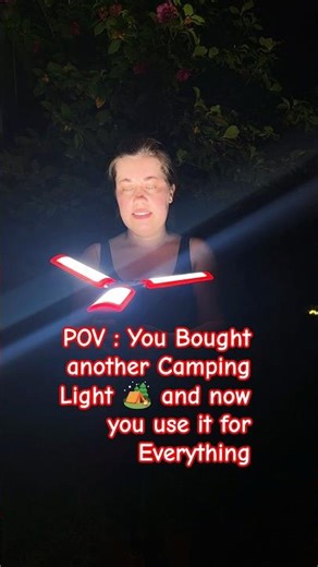 This Camping Light Does Way More Than I Expected | Indoor + Outdoor Light Find 🔗⤵️ ⚠️ Flashing Light