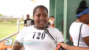 7.4K views · 86 reactions | Athalia Simmons from District 7 was nervous before her performance in the Girls U12 Discus Throw today at the Leonora Track and Field Centre. However, the first timer emerged 1st in the event and indicated that she will be performing again next year. The 60th National Schools' Championships Track and Field Events are being held from November 29 to December 2, 2022. | Ministry of Education - Guyana | Facebook