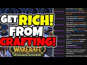 The BEST Crafting Professions For Goldmaking in TBC Classic & How To Make Gold With Them!