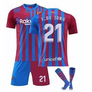 [Hot Item] No. 10 Messi No. 21 Fati Jersey Set