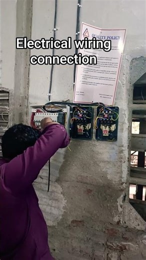 electrical wiring connection for 3 phase motor