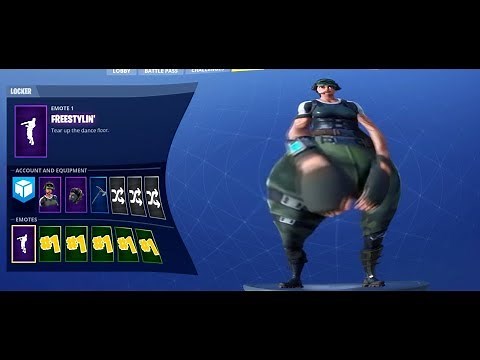 *NEW* FORTNITE FREESTYLIN' DANCE EMOTE (BASS BOOSTED)
