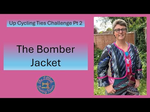 Up Cycling Ties Challenge Pt2 The Bomber Jacket
