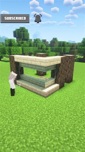 Minecraft Easy House Tutorial🏠 #shorts