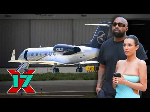 Kanye West Emerges From Seclusion For A Chartered Flight With Bianca Censori