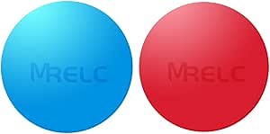 Massage Lacrosse Balls for Myofascial Release of Shoulders, Neck, Back, Foot, Body, Deep Tissues, Trigger Point Therapy, Muscle Knots, and Yoga Therapy, 2 Packs (Red and Blue)