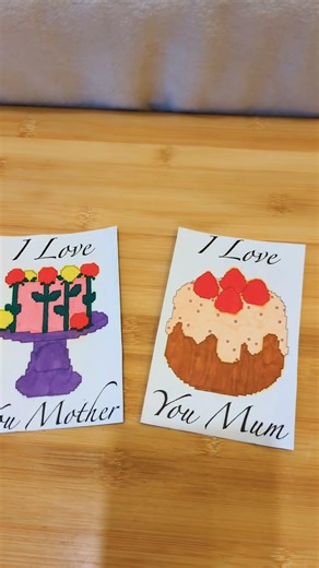 I handmade these fridge mother's day magnets, #etsy #smallbusiness #mothersday #magnet #cakes