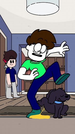 His Dog PEED On Me… @BrodyAnimates #animation #storytime #dogs | Animation
