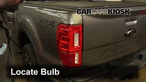 Tail Light Replacement on 2021 Ford Ranger XLT 2.3L 4 Cyl. Turbo Crew Cab Pickup