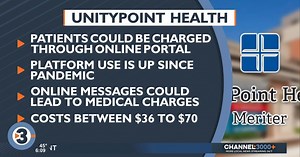 UnityPoint Health to charge for some messages sent to providers through online patient portal