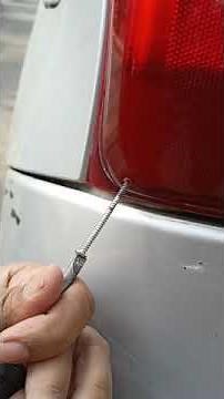 Remove water from tail light at home.