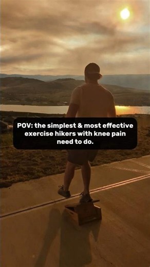 1 Non-negotiable exercise for hikers with knee pain