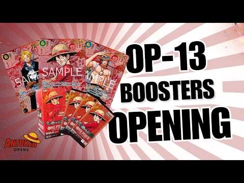 One Piece Card Game OP-13 Opening – Booster Packs