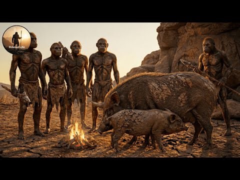 Life in Millions of Years Ago | Primitive Skills Save a Lost Horned Calf #66