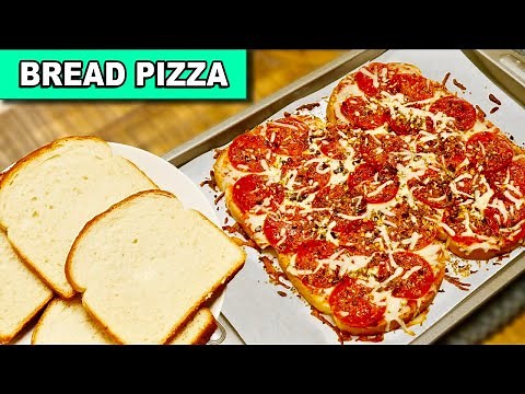 How To Make Pizza with Regular Bread - Pizza Toast Recipe