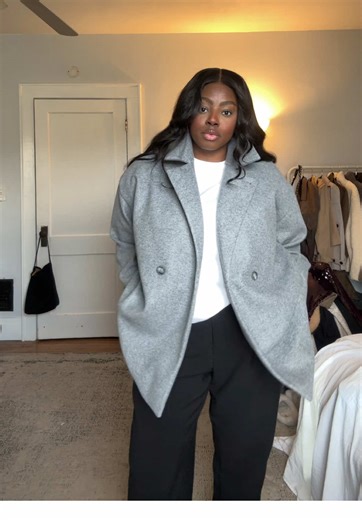 Nothing like BlackCoffee in the morning 🎶 Happy Monday 🖤☕️ #FYP #OOTD #WorkOOTD #WinterFashion #FashionTok Shirt: @H&M Trousers: @Old Navy Socks: @Gap Shoes: @Marshalls Bag: @AliExpress Coat: @ZARA Fragrance: @Dossier Perfume