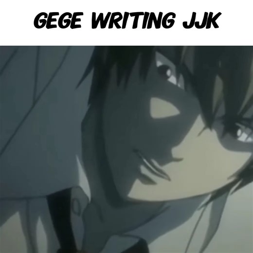 Gege When He Writes JJK Like Death Note 💀 | Light Yagami Parody Edit | JJK Short