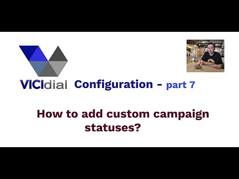 How to add or edit call statuses in VICIdial? (VICIdial Configuration - part7)