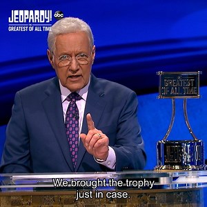 The first to win 3 wins it all. Will we have a #JeopardyGOAT when Jeopardy! The Greatest of All Time continues tonight at 8|7c on ABC? | Jeopardy!