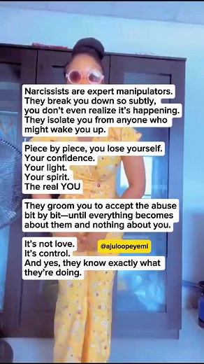 21K views · 372 reactions | They don’t break you all at once. They do it slowly, methodically—until you forget who you were before the abuse. This isn’t love. It’s manipulation. #NarcissisticAbuseAwareness #SilentDestruction | Ajulo Opeyemi | Facebook