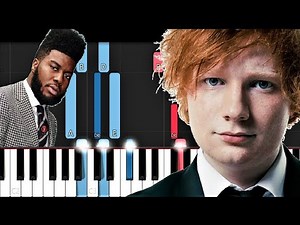 Ed Sheeran ft Khalid - Beautiful People (Piano Tutorial)