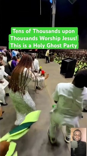 Thousands Upon Thousands Worship Jesus- Holy Ghost Party ❤️ #jesus #party #africa #worship #sing
